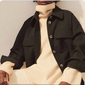 H&M || Jersey Shirt Jacket
